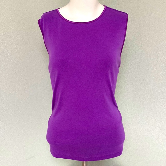 Christopher & Banks Tops - Christopher & Banks Light Purple Tank Top 100% Cotton Size L